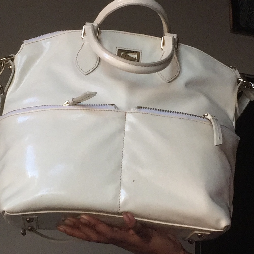 NWT Dooney & Bourke Dillen Double Pocket Satchel - Picture 2 of 14